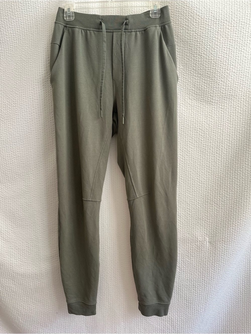 LULULEMON City Sweat Jogger Olive Green Men’s Medium Tapered Sweatpants 30”